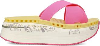 Premiata Moura slides - women - PVC/Plastic/Polyethylene vinyl acetate (PEVA)/PVC - 36 - Pink