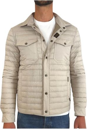 Moorer Overshirt - Heren - Winterjassen - Beige - S - Jassen
