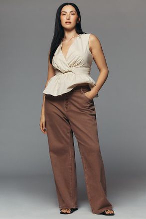 Good American Vintage High-Rise Wide-Leg Jeans