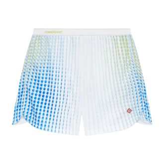 Casablanca Training Shorts, male, Multicolor, Size: L Tennis Tech Shorts