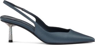 Le Silla Pumps Amelia con cinturino posteriore 60mm - Blu