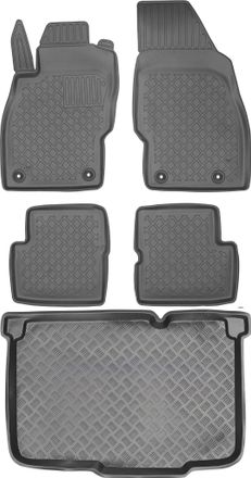 OEM Juego De Alfombrillas Para Coche Y Maletero Para Opel Corsa D Hatchback (2006-2014)