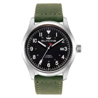 Glycine Combat Field Automatic Black Dial Mens Watch GL0571