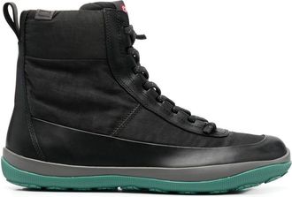 Camper Peu Pista water-repellent boots - men - Leather/Recycled Nylon/Recycled PET/Rubber - 42 - Black