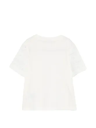 Paul Smith Eyelet-Embroidered Cotton T-Shirt - White