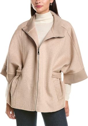 La Fiorentina Knit Detail Cape