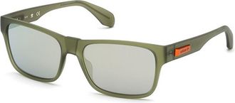 adidas OR0011 97C Mens Sunglasses Green Size 57