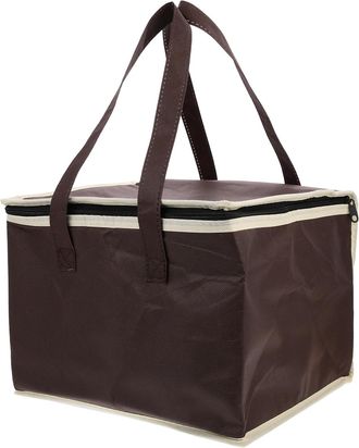 Vosarea Insulated Thermal Food Bag Non-woven Fabric Heat Preservation Grocery Carrier for Camping Hot Meals Pizza Cake Transport Tote