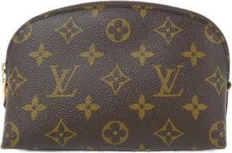 Louis Vuitton Monogram Marron Coated Canvas Pochette Pouch (Pre-Owned)