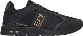 Emporio Armani Af 13550 Sneakers - Heren - Sneakers - Zwart - 42 EU - Polyester - Schoenen
