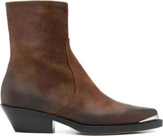 Dondup Camperos Cowboylaarzen - Dames - Cowboylaarzen - Bruin - 41 EU - Leer - Schoenen