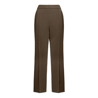 Elena Miro Dames, Broeken, Groen, Maat: XS Poliester