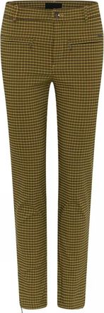 C.Ro Broek - Dames - Slim Fit Broeken - Bruin - L - Katoen - Broeken