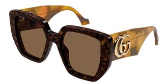 Gucci GG0956S 012 Womens Sunglasses Tortoiseshell Size 54