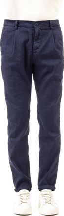 Mason's Amalfi Pleated Linen-Cotton Trousers