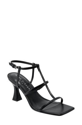 Marc Fisher Dennie Ankle Strap Sandal in Black at Nordstrom, Size 5.5