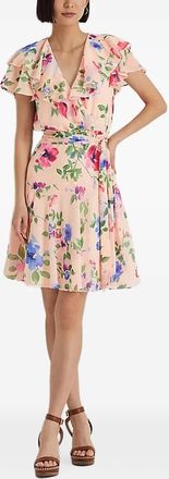 Lauren Ralph Lauren Abito con stampa a fiori - Rosa