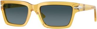 Persol Stijlvolle zonnebril met kleurrijke lenzen - Heren - Zonnebrillen - Geel - 55 MM - Accessoires