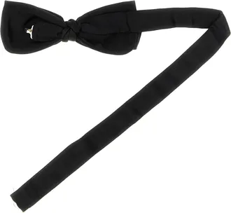 Pal Zileri Silk Satin Bow Tie - Black