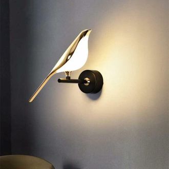 OEM L&aacute;mpara De Pared Magpie Para Sala De Estar/fondo De Tv, Aplique De Pared, L&aacute;mpara De Mesilla De Noche Para Habitaci&oacute;n De Hotel De Lujo, L&aacute;mpara De Par