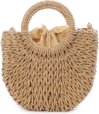 Adornia Basket Arc Handle Crossbody Bag in Brown at Nordstrom Rack