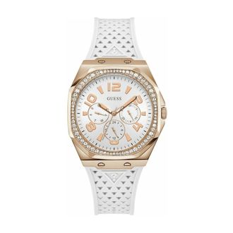 Guess Zest Horloge - Dames - Accessoires - Wit - Maat: ONE Size
