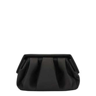 Themoirè Clutches, female, Black, Size: ONE SIZE Soft Afrodit Pouch Black Bag