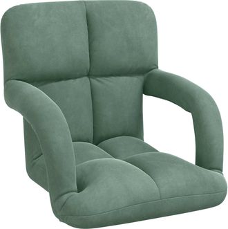 vidaXL Sill&oacute;n Ajustable Verde Mar Terciopelo Vidaxl