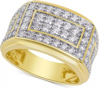 Pompeii3 2Ct Mens Diamond Ring in 14k Gold Lab Grown