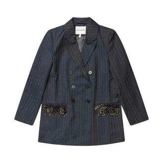 Munthe Jassen, Dames, Blauw, L, Virionics Blazer