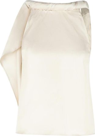 Loulou Studio Wilma Ivory Silk Top