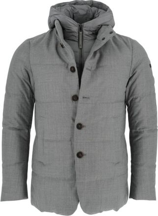 Duno Bolzano Jacket - Heren - Gewatteerde jassen - Grijs - M - Wol - Jassen