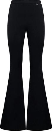 Silvian Heach Wijde broek met uitlopende pijpen - Dames - Wijde Broeken - Zwart - XL - Polyester - Broeken