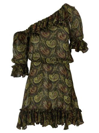 Saint Laurent Paisley Dress