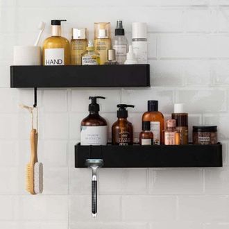OEM Estanter&iacute;a De Ba&ntilde;o Sin Taladrar, Juego De 2 Estantes Para Ducha, Estantes De Almacenamiento De Acero Inoxidable, Montaje En Pared, Cestas De Ba&ntilde;o Con 
