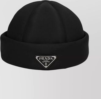 Prada fold-over beanie