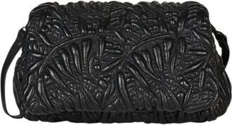 Munthe Shoulder Bag - Dames - Clutches - Zwart - ONE Size - Leer - Tassen