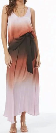 Young Fabulous & Broke Arla Maxi Wrap Skirt In Antique Violet Ombre