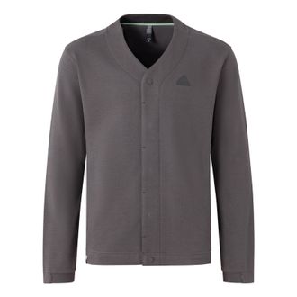 adidas Business Casual Knit Cardigan Asia Sizing Brown JE8595