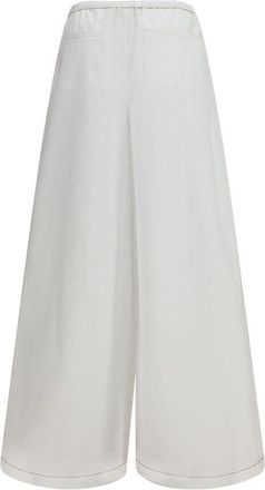 Marni Womens White Cotton Casual Pants