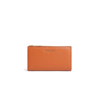 Coccinelle Wallets & Cardholders, female, Orange, Size: ONE SIZE Metallic Soft Wallet
