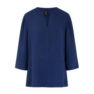 Marc Cain Blusa a tunica - - Blouses & Shirts - Donna - Blu - L
