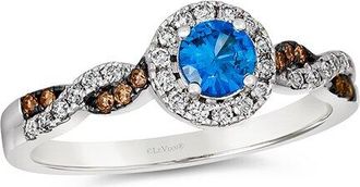 Le Vian Chocolate Twist 14K 0.58 Ct. Tw. Diamond & Sapphire Ring