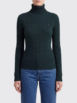 Polo Ralph Lauren Dolcevita in lana e cashmere slim fit con logo Pony ricamato