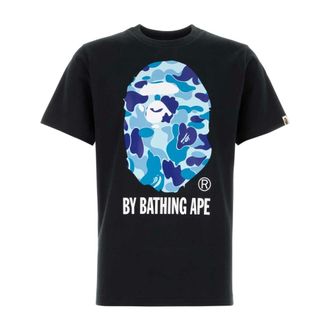A Bathing Ape T-Shirts, male, Black, Size: 2XL ABC Camo T-shirt