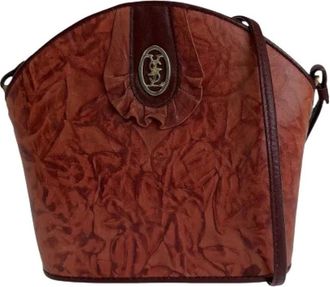 Saint Laurent Pre-owned Shoulder Bags, female, Red, Size: ONE SIZE Pre-owned Leather Shoulder Bag