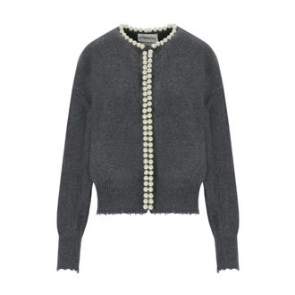 Essentiel Dames, Truien, Grijs, Maat: XS Wol