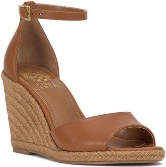 Vince Camuto Felyn Espadrille Wedge Sandal in Golden Walnut at Nordstrom, Size 7.5