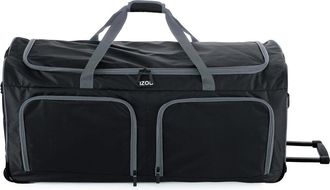 Izod Capri 36 Inch Large Softside Rolling Duffel Bag with Telescopic Handle