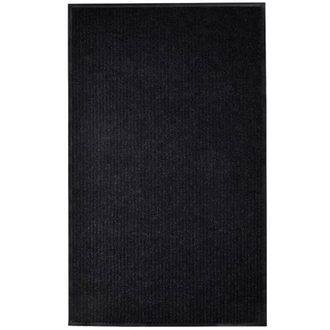 vidaXL Felpudo De Pvc Negro 117x220 Cm Vidaxl